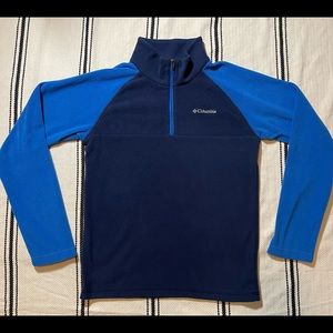 EUC Boys Columbia lightweight fleece pullover, Size M 10/12
